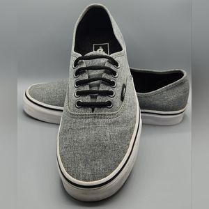 Vans Unisex Grey Low Top Sneaker Men's 6.5 Women's 8